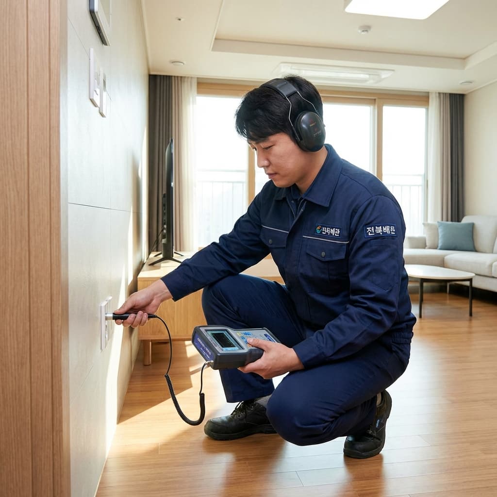 아래층 누수 해결