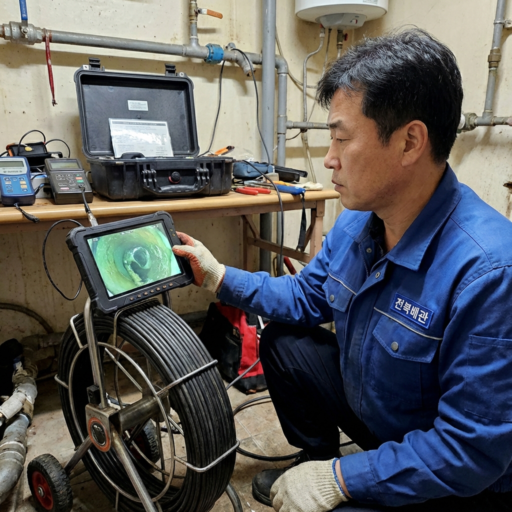 CCTV 배관내시경 점검