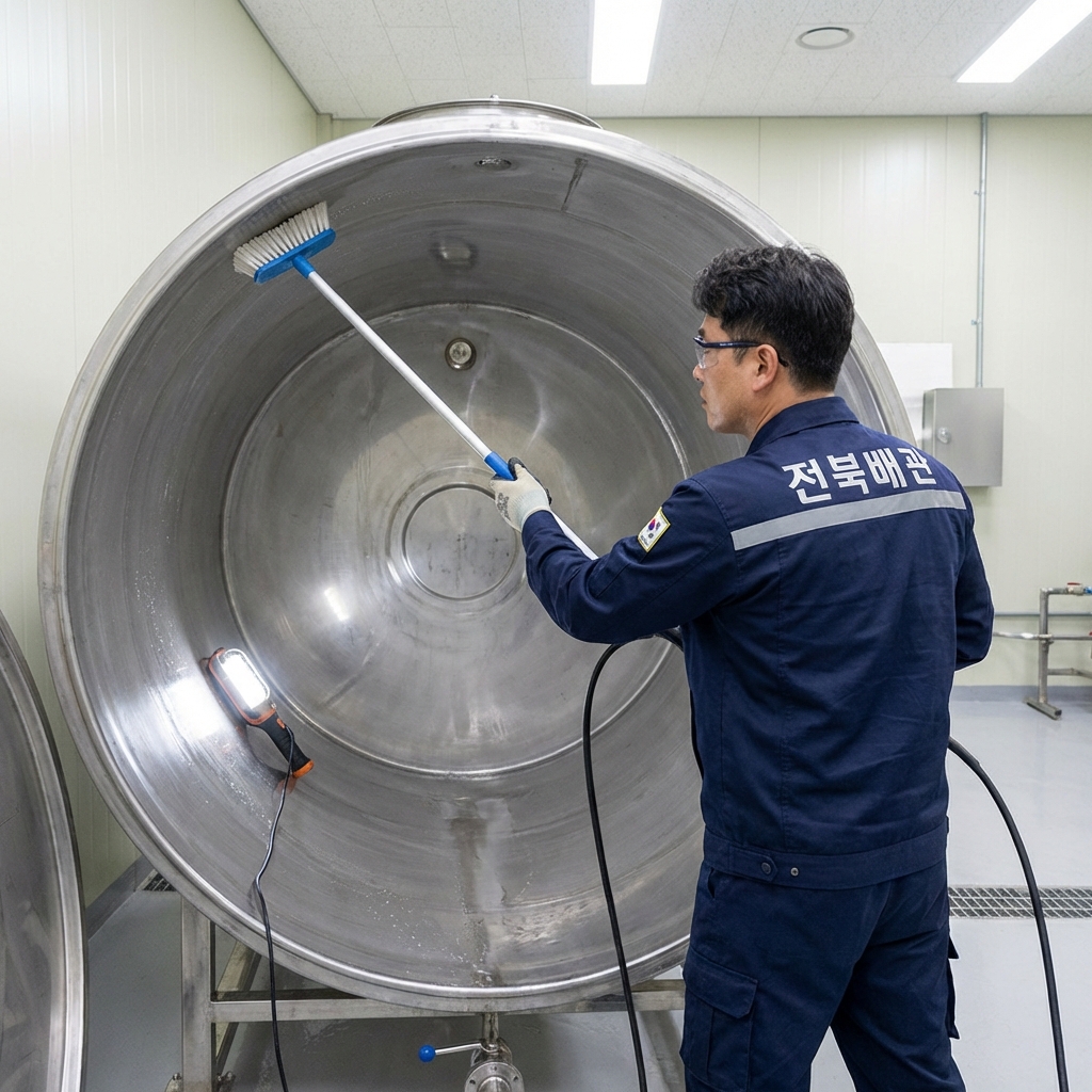 저수조 위생 청소