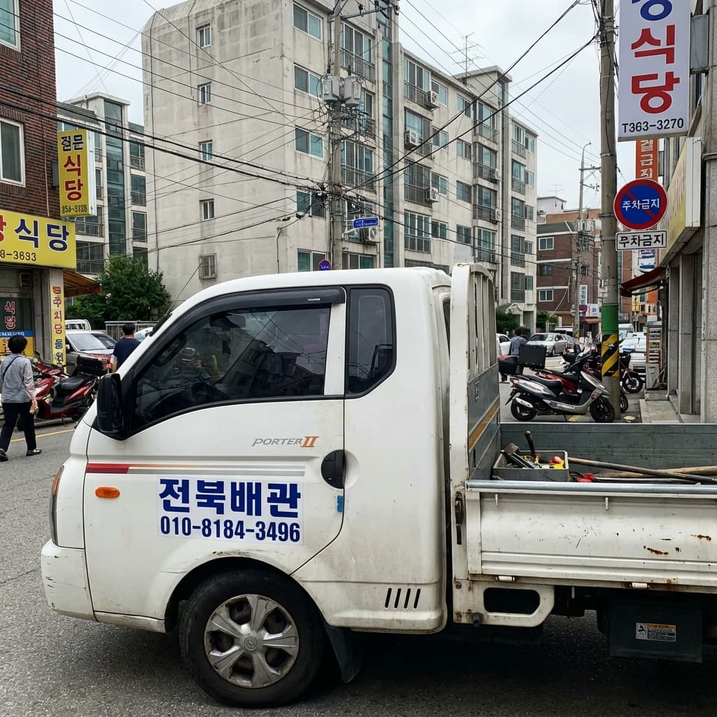 전북배관 서비스 차량