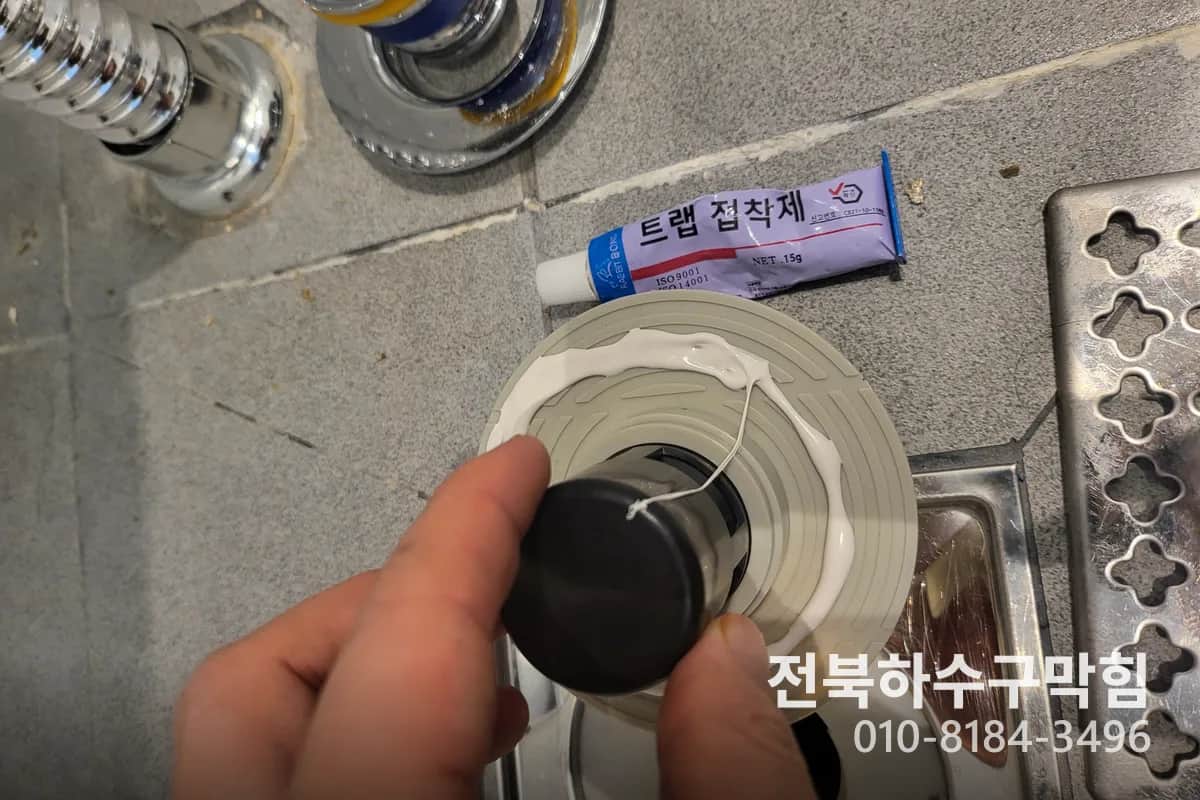 장수 카페 24시싱크대배관뚫는곳 시공 현장