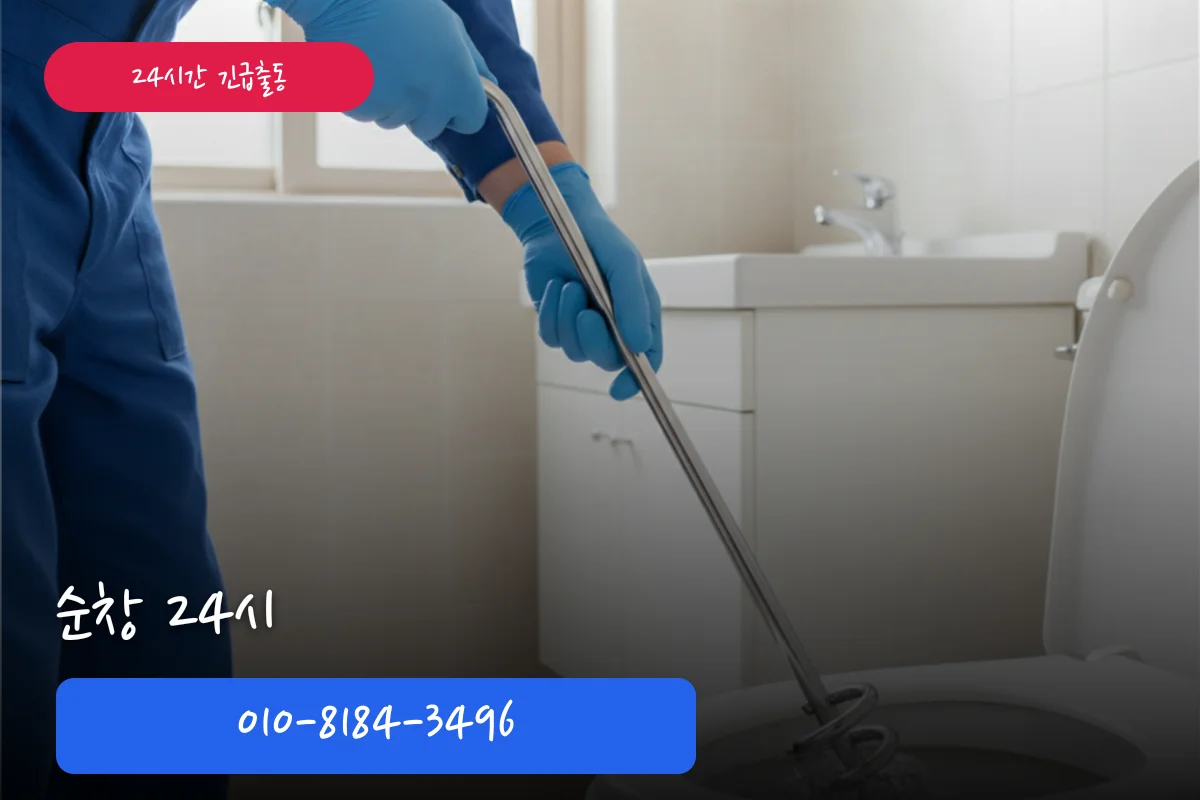 순창 변기막힘 시공 현장